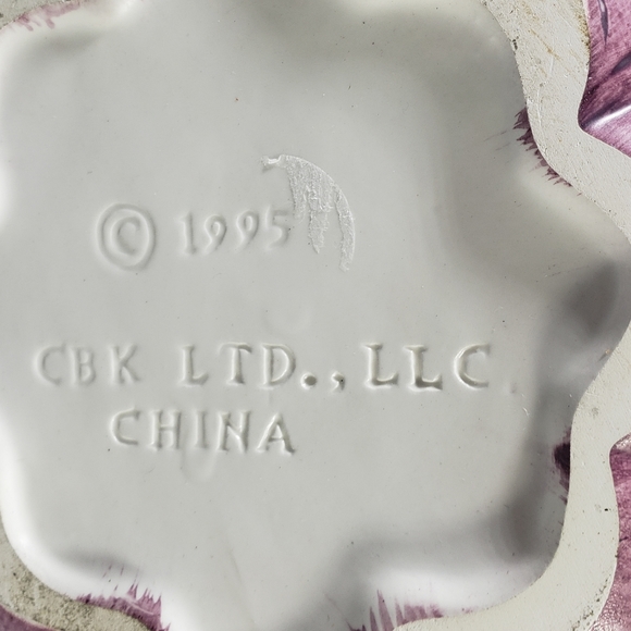 CBK LTD 1995 Teapot purple and green - Picture 4 of 8